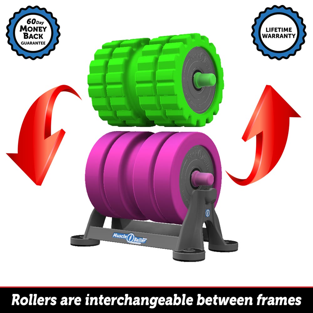 Are rollers interchangeable between frames